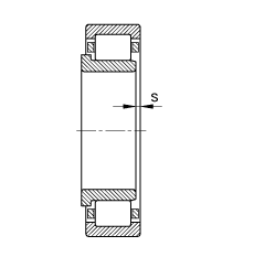 Բ NJ236-E-M1,  DIN 5412-1 ׼Ҫߴ, 붨λ, ɷ, ּ