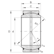 ؽ GE110-DO-2RS,  DIN ISO 12 240-1 ׼, άഽܷ