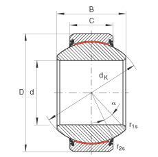 ؽ GE280-FW-2RS,  DIN ISO 12 240-1 ׼, άഽܷ