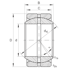 ؽ GE19-ZO,  DIN ISO 12 240-1 ׼ӢƳߴ磬ά