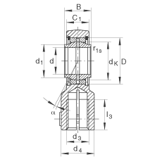 Һѹ˶ GIHNRK32-LO,  DIN ISO 12 240-4 ׼Ƽнװãά