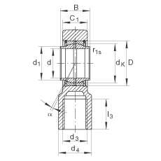 Һѹ˶ GIHNRK110-LO,  DIN ISO 12 240-4 ׼Ƽнװãά