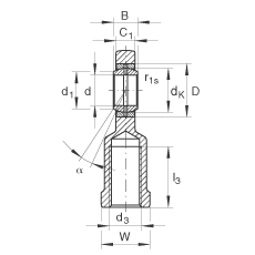 ˶ GIL80-DO-2RS,  DIN ISO 12 240-4 ׼ƣάഽܷ