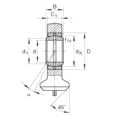 Һѹ˶ GK35-DO,  DIN ISO 12 240 ׼棬ά