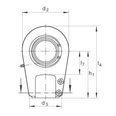 Һѹ˶ GIHRK100-DO,  DIN ISO 12 240-4 ׼Ƽнװãά