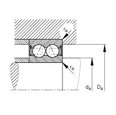 ǽӴ 30/5-B-2RSR-TVH, ˫У˫ഽܷ⣬Ӵ  = 25