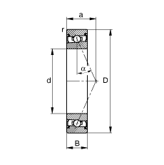  HSS71921-E-T-P4S, ڣɶ԰װӴ  = 25㣬ഽܷ⣬ǽӴƹ