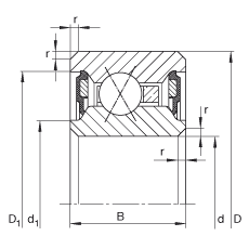  CSXU040-2RS, ĵӴУX˫ܷ⣬¶ -25C  +120C