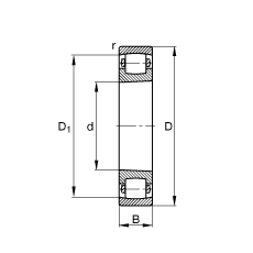 ι 20206-K-TVP-C3,  DIN 635-1 ׼Ҫߴ, ׶ף׶ 1:12