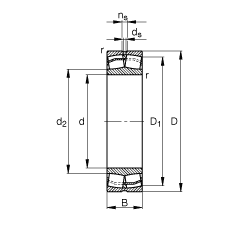 Ĺ 23120-E1A-M,  DIN 635-2 ׼Ҫߴ