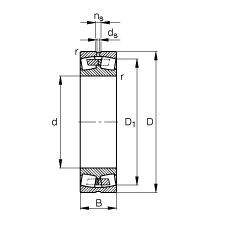 Ĺ 23044-MB,  DIN 635-2 ׼Ҫߴ