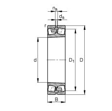 Ĺ 231/530-K-MB,  DIN 635-2 ׼Ҫߴ, ׶ף׶ 1:12